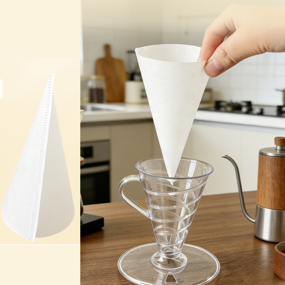 Coffee Equipment Cleaner - V30 Coffee Filters, 20 Count Cone