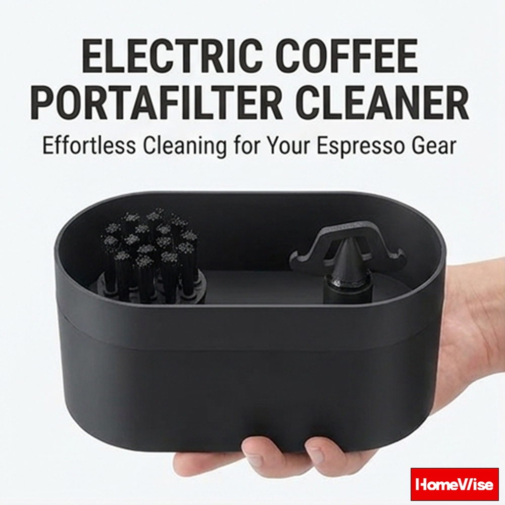 Coffee Equipment Cleaner - HomeWise CP-1 Electric Coffee Portafilter Cleaner
