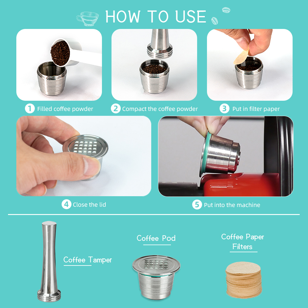 Refillable Coffee Pod Compatib - огляд і ціна Coffee Vending Equipment