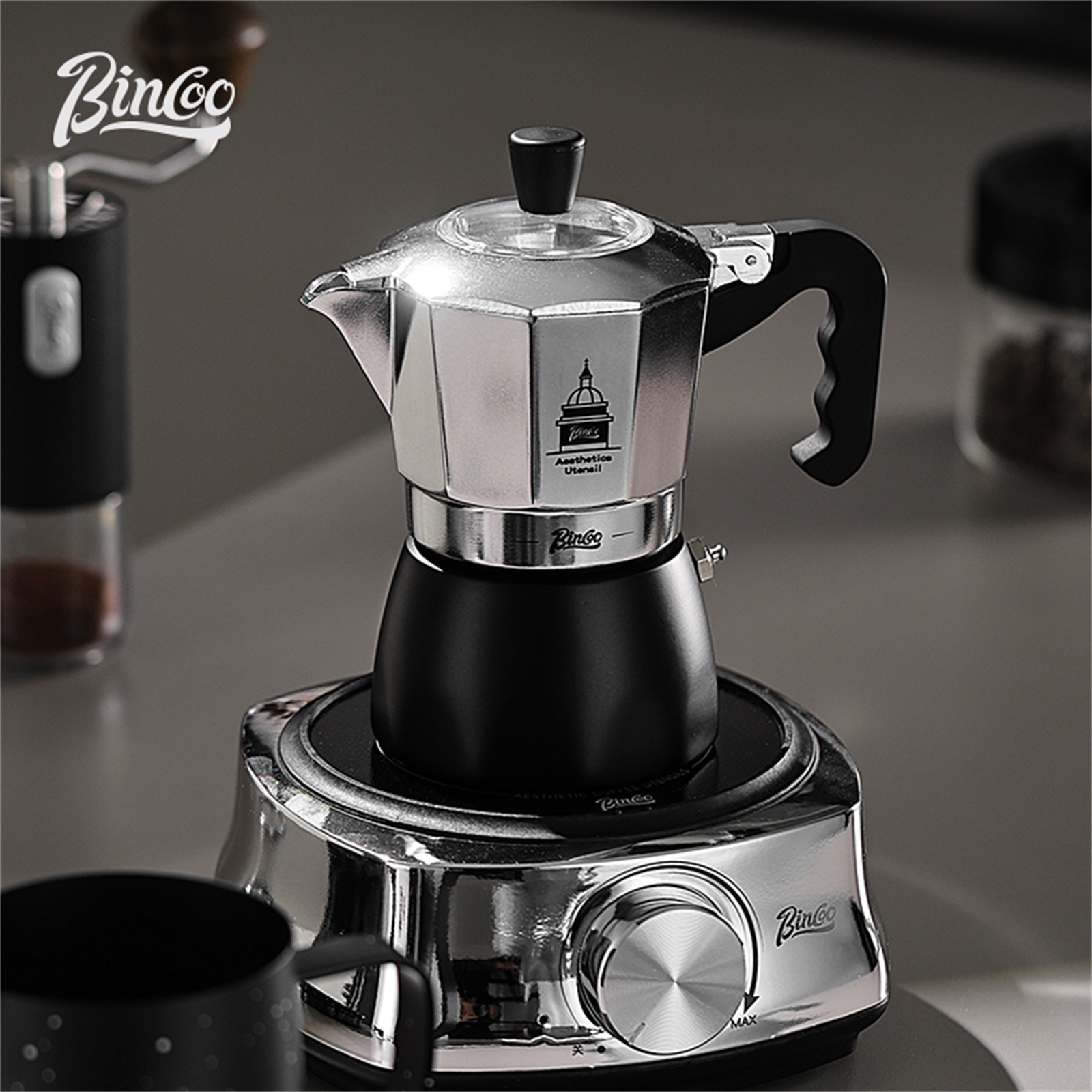 BINCOO Double Valve Moka Pot，E - огляд і ціна Coffee Vending Equipment