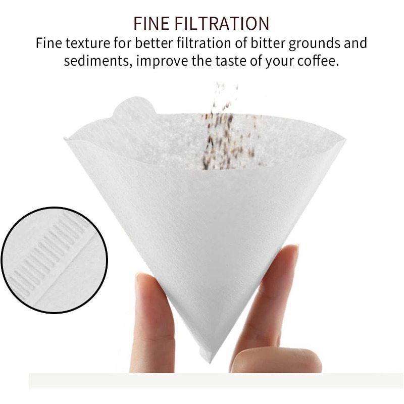 2-4 Cup Cone Coffee Filters Di - огляд і ціна Coffee Equipment Cleaner