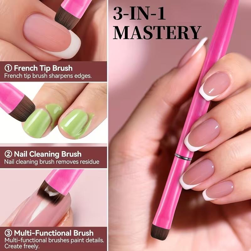 NEW French Nail Brush, With Mu - огляд і ціна Group Head Brush
