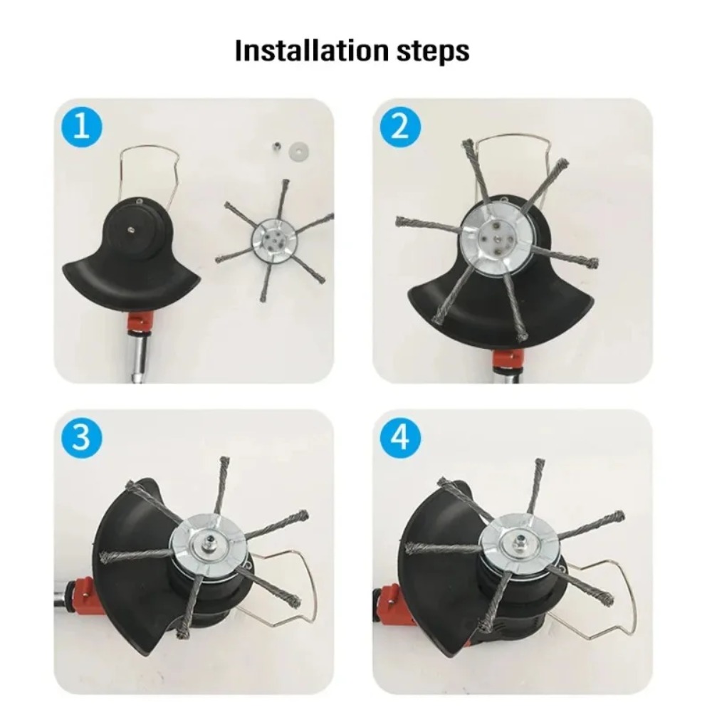 Steel Wire Weed Brush Disc Gra - огляд і ціна Group Head Brush