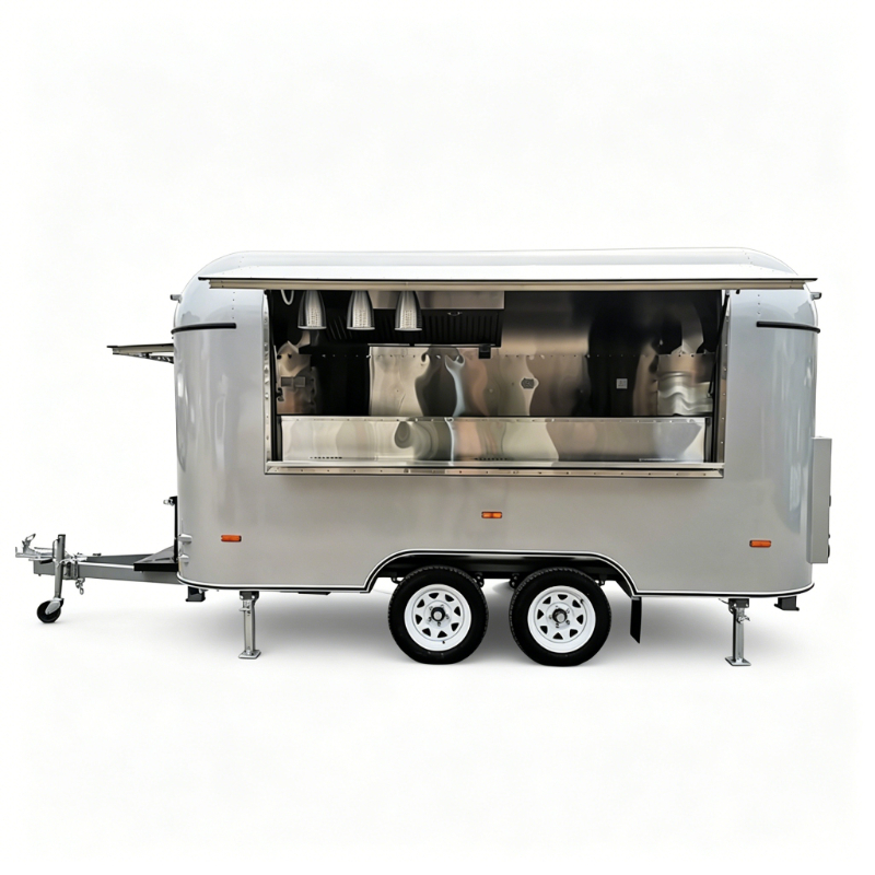 Customized Food Truck Mobile w - огляд і ціна Coffee Vending Equipment