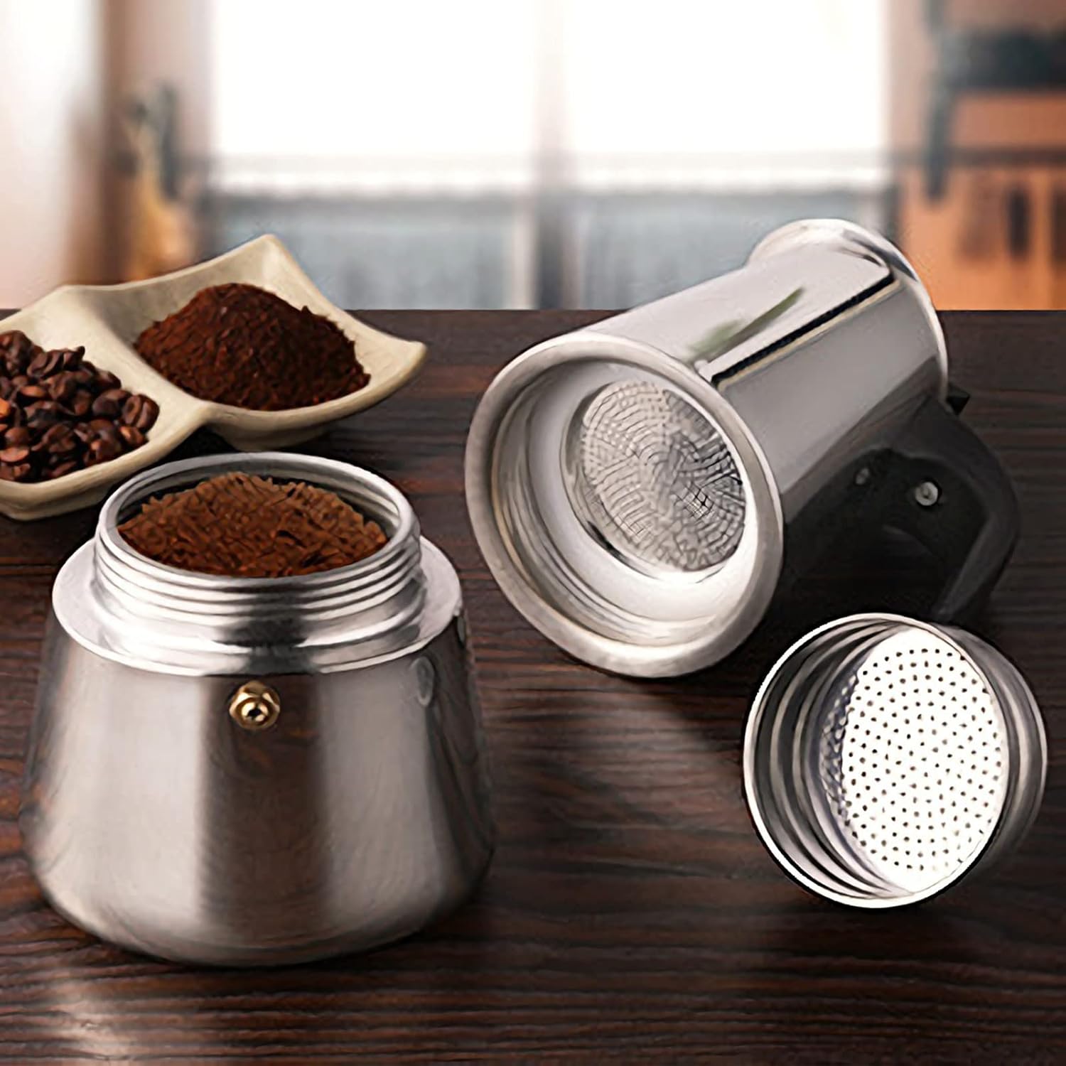 4/6/9 Cups Moka Pot Caffe Mach - огляд і ціна Coffee Vending Equipment