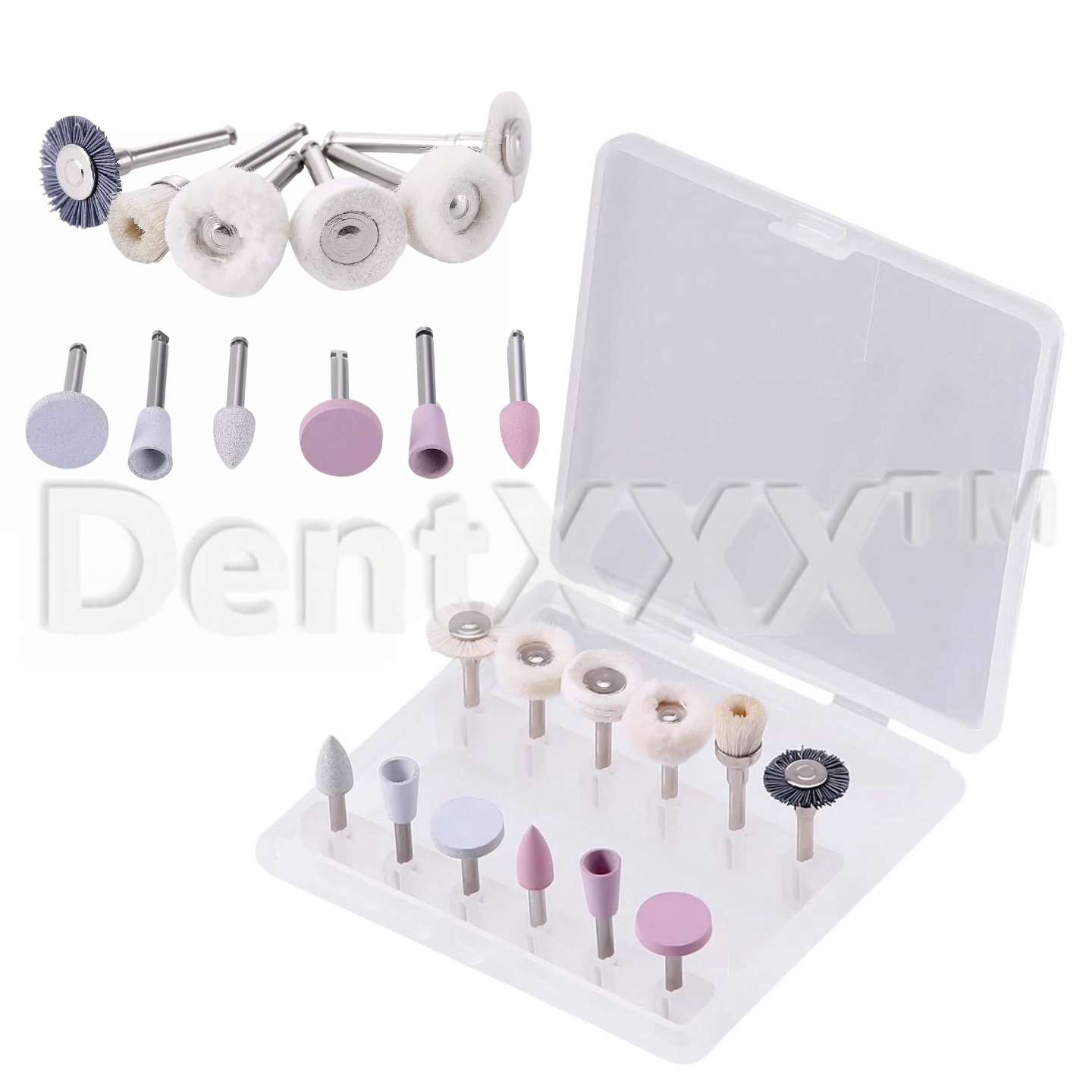 12Pcs Composite Polishing Kit, - огляд і ціна Group Head Brush