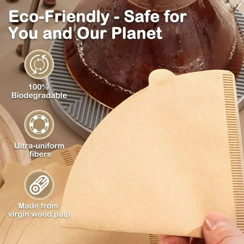 Wood Pulp 02 Cone Filter Pour  - огляд і ціна Coffee Vending Equipment