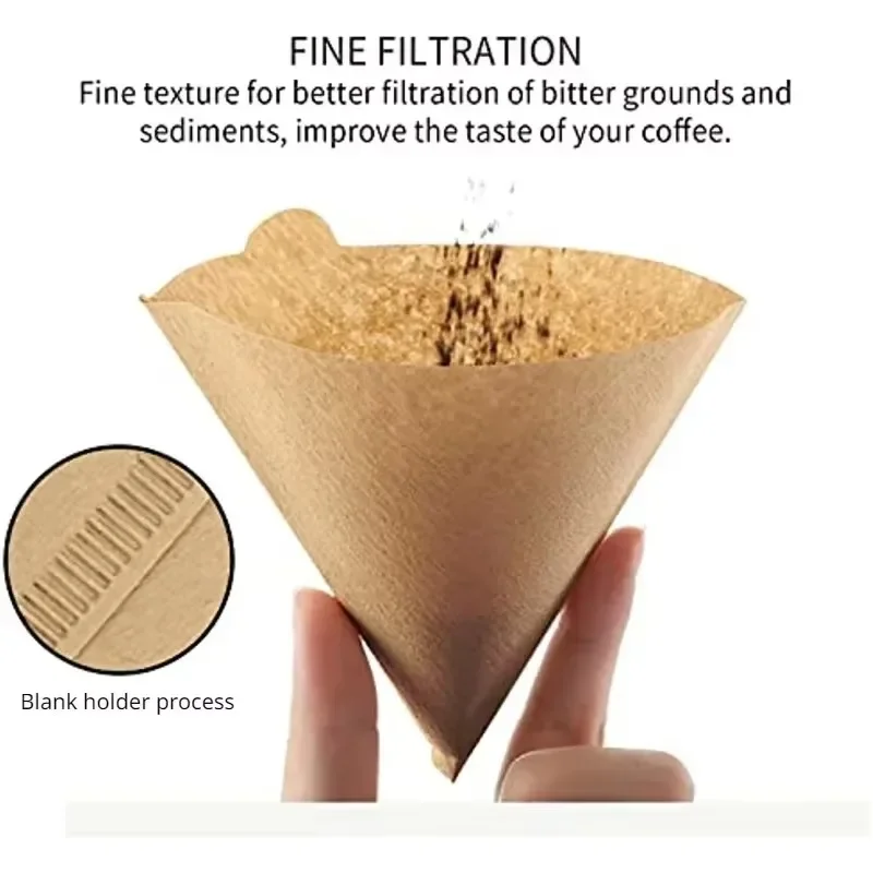 Wood Pulp 02 Cone Filter Pour  - огляд і ціна Coffee Vending Equipment