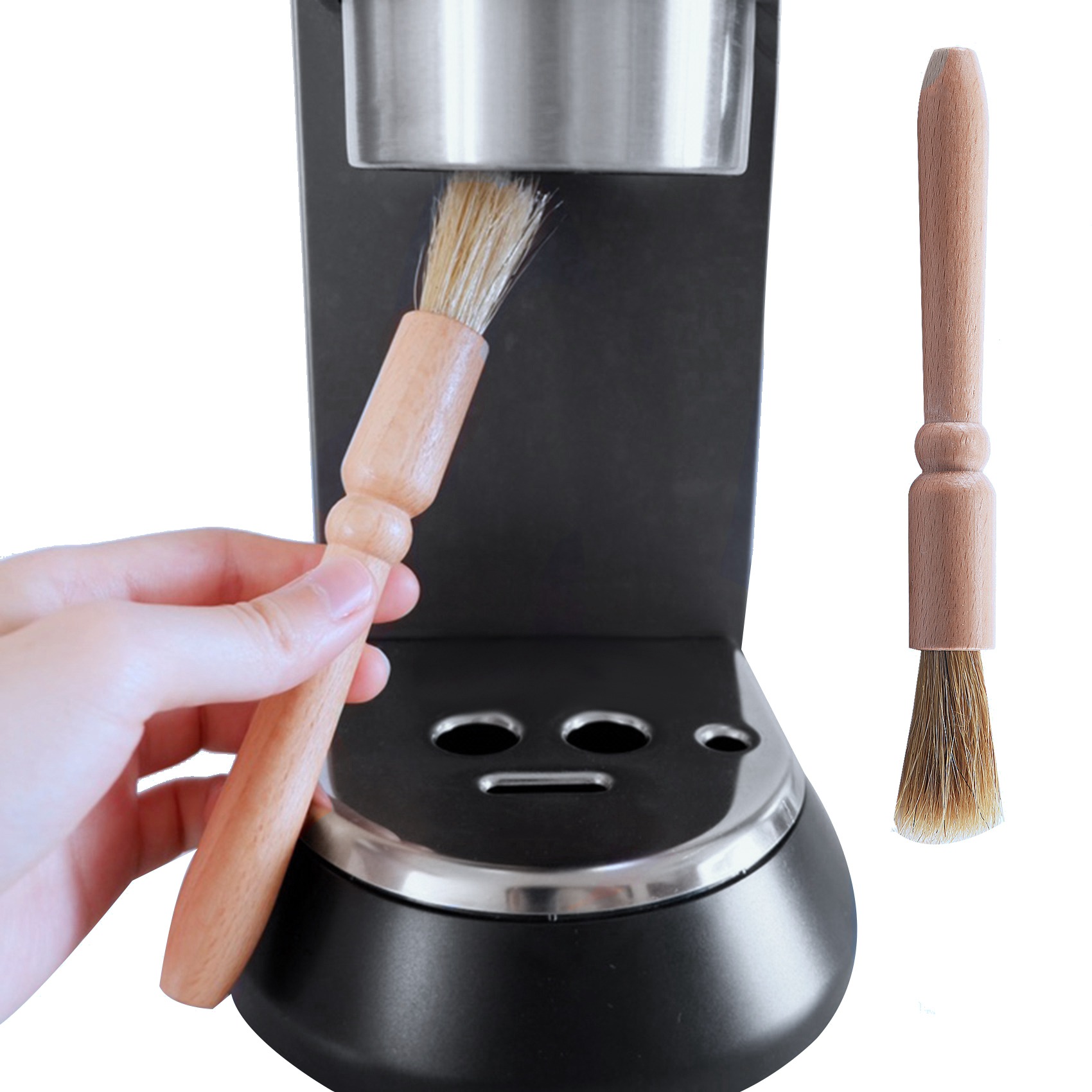 BAAJ-4 Pcs Coffee Machine Clea - огляд і ціна Group Head Brush