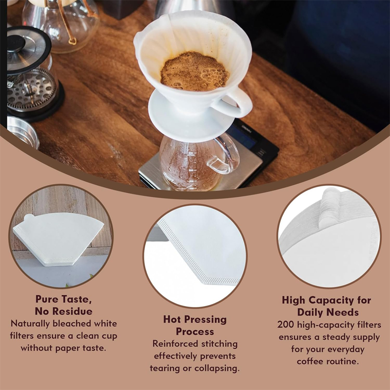 50/100 Pieces Coffee Filter Pa - огляд і ціна Coffee Equipment Cleaner