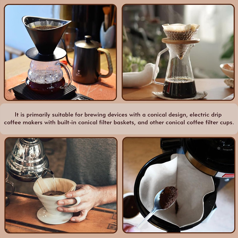 50/100 Pieces Coffee Filter Pa - огляд і ціна Coffee Equipment Cleaner
